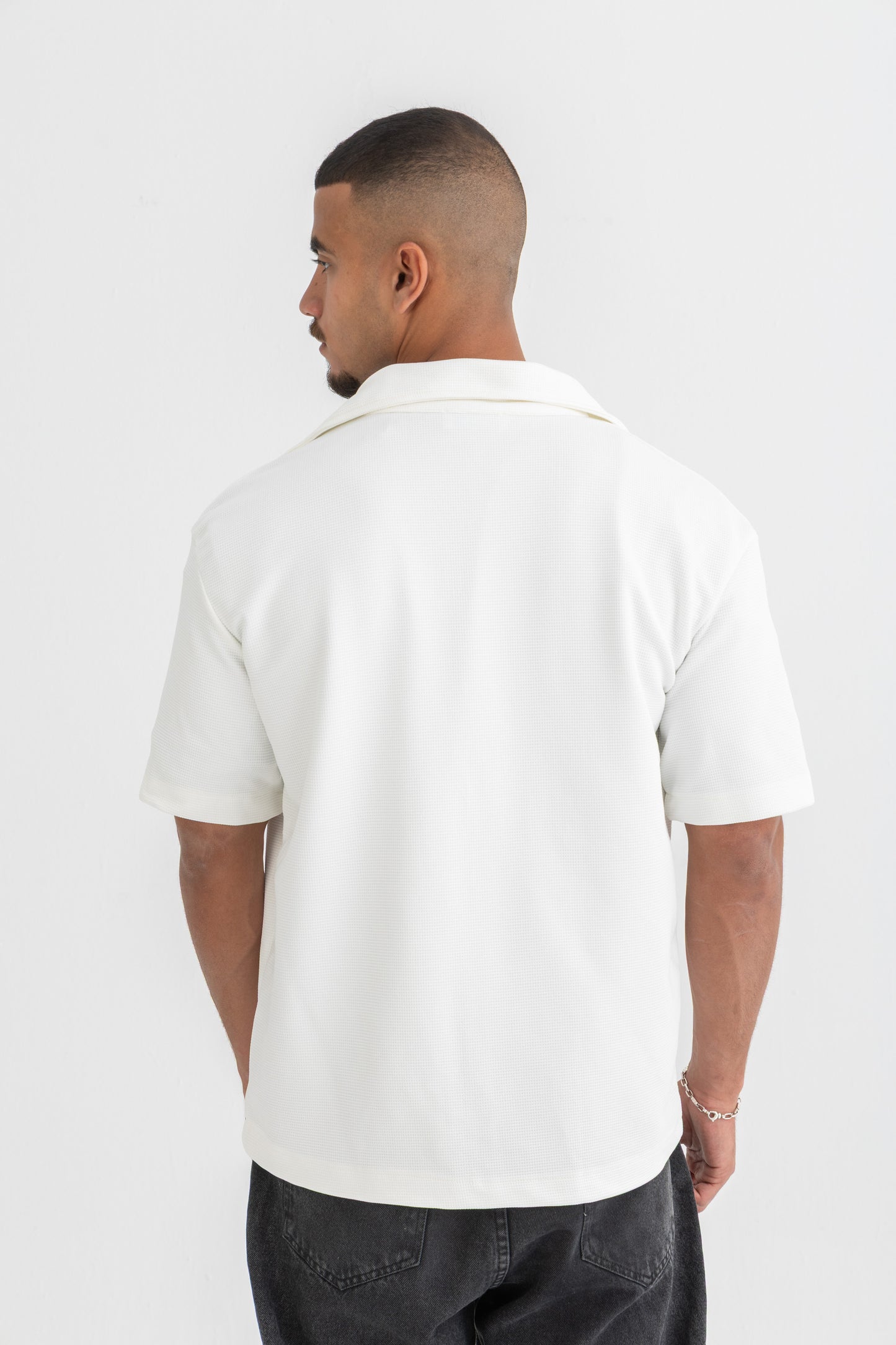 White Zipped Shirt