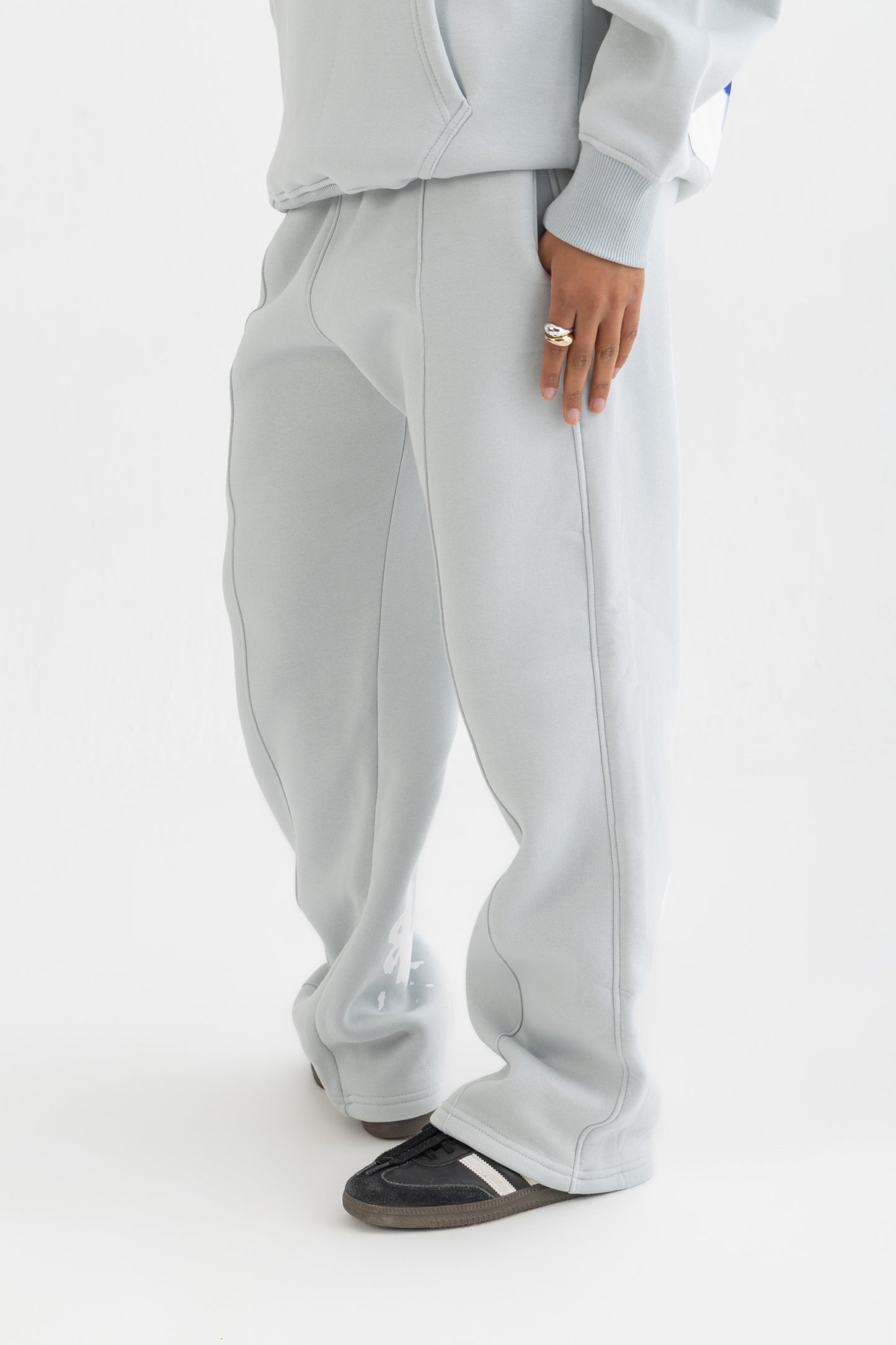 Grey Distorted Sweatpants