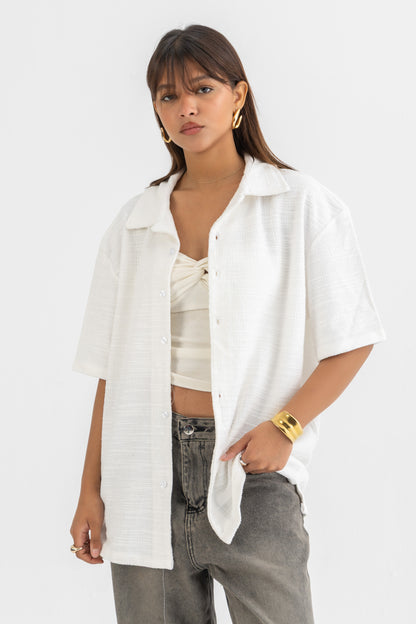 White Striped Shirt