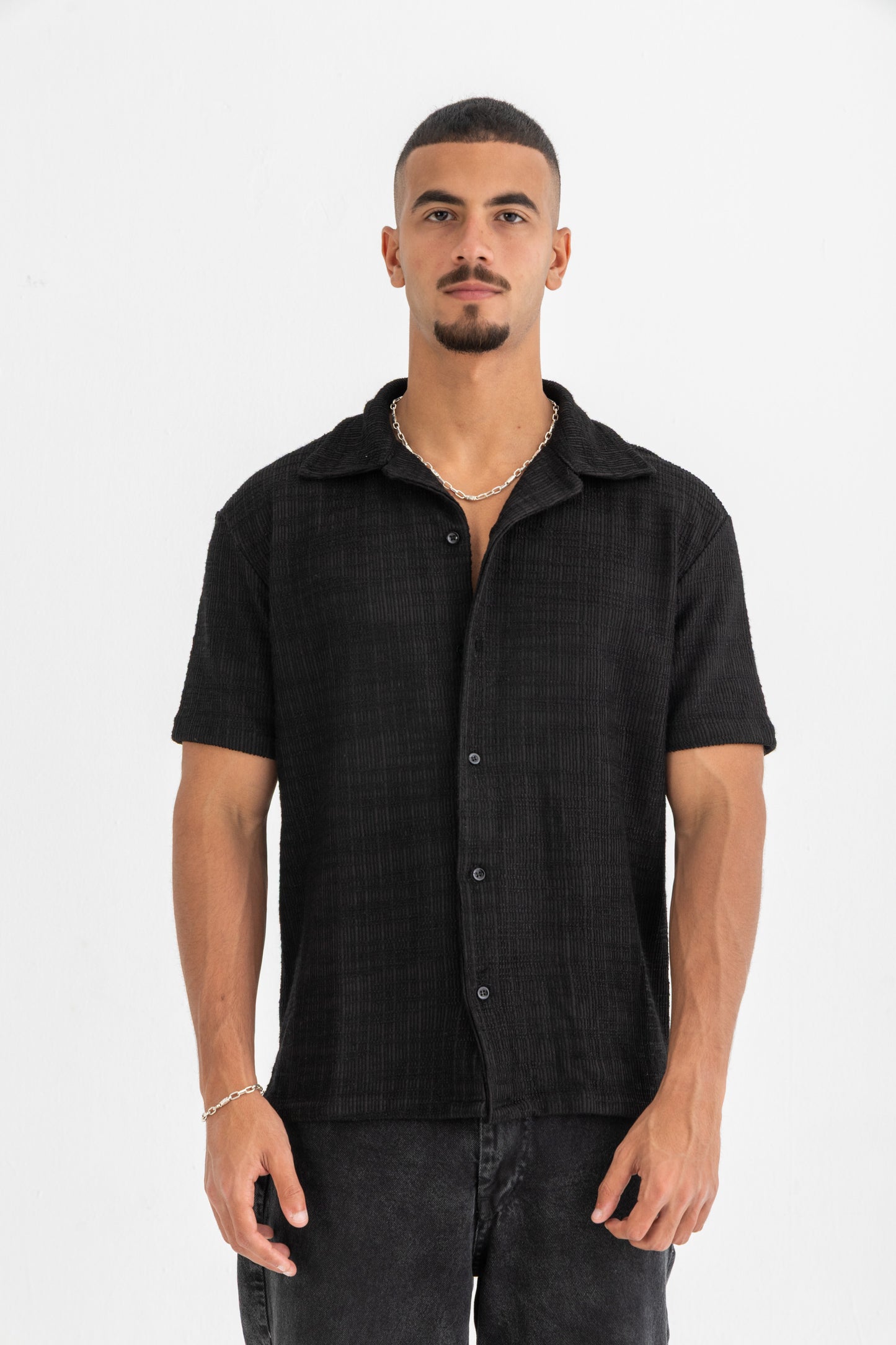 Black Striped Shirt