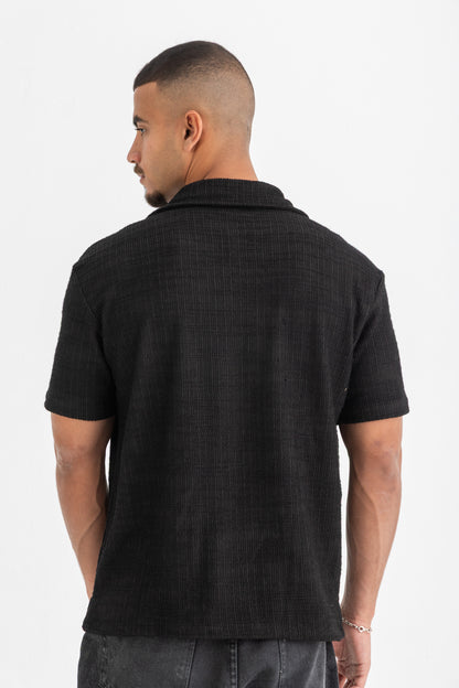 Black Striped Shirt