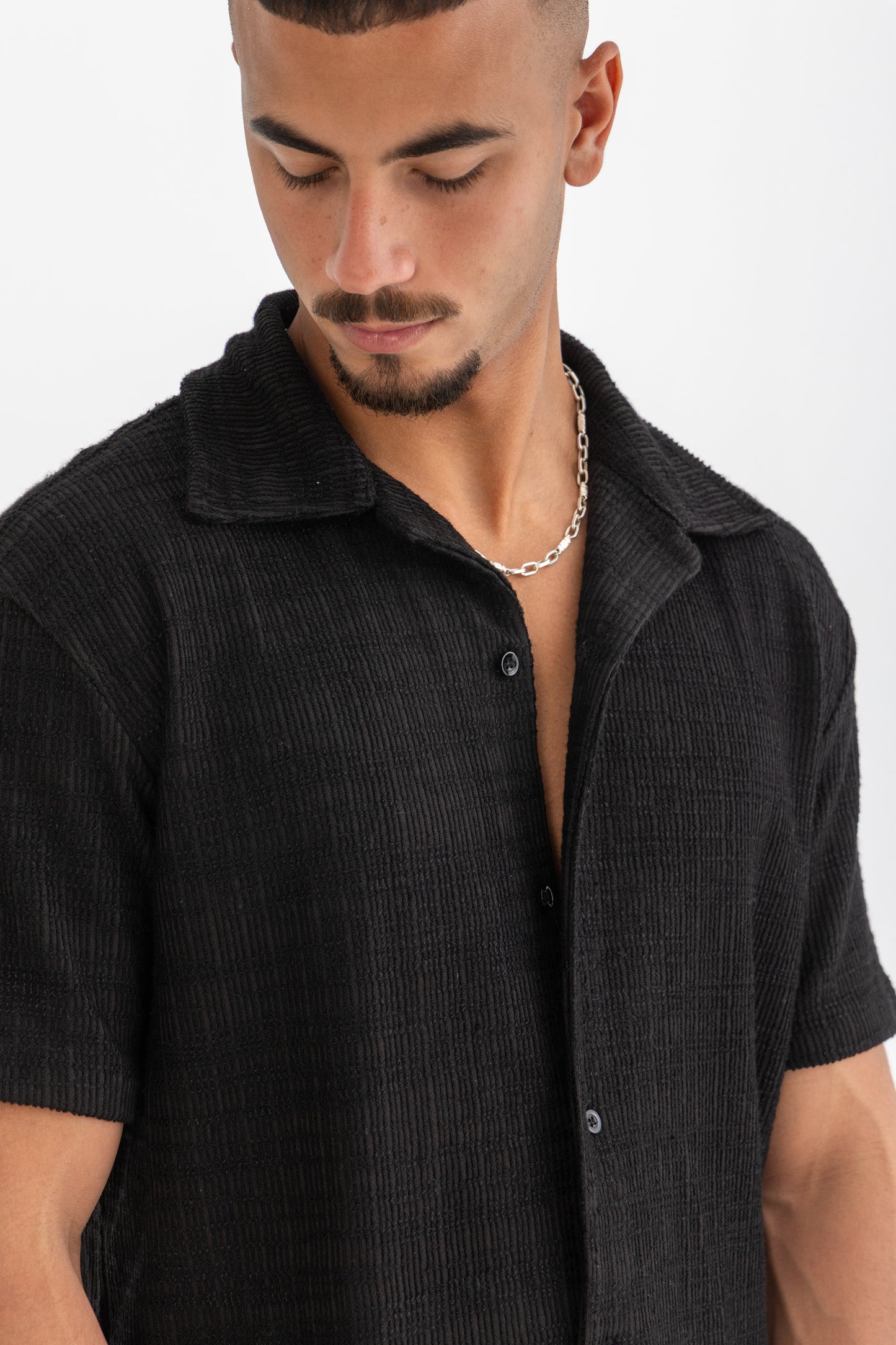 Black Striped Shirt