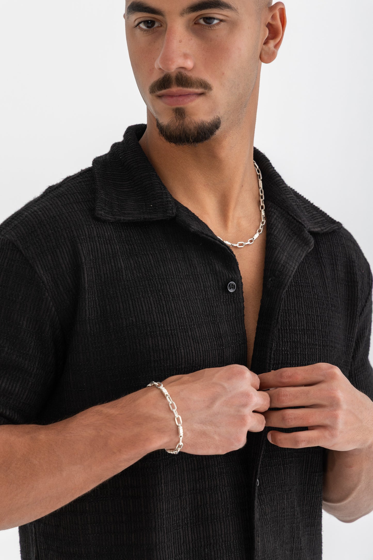 Black Striped Shirt
