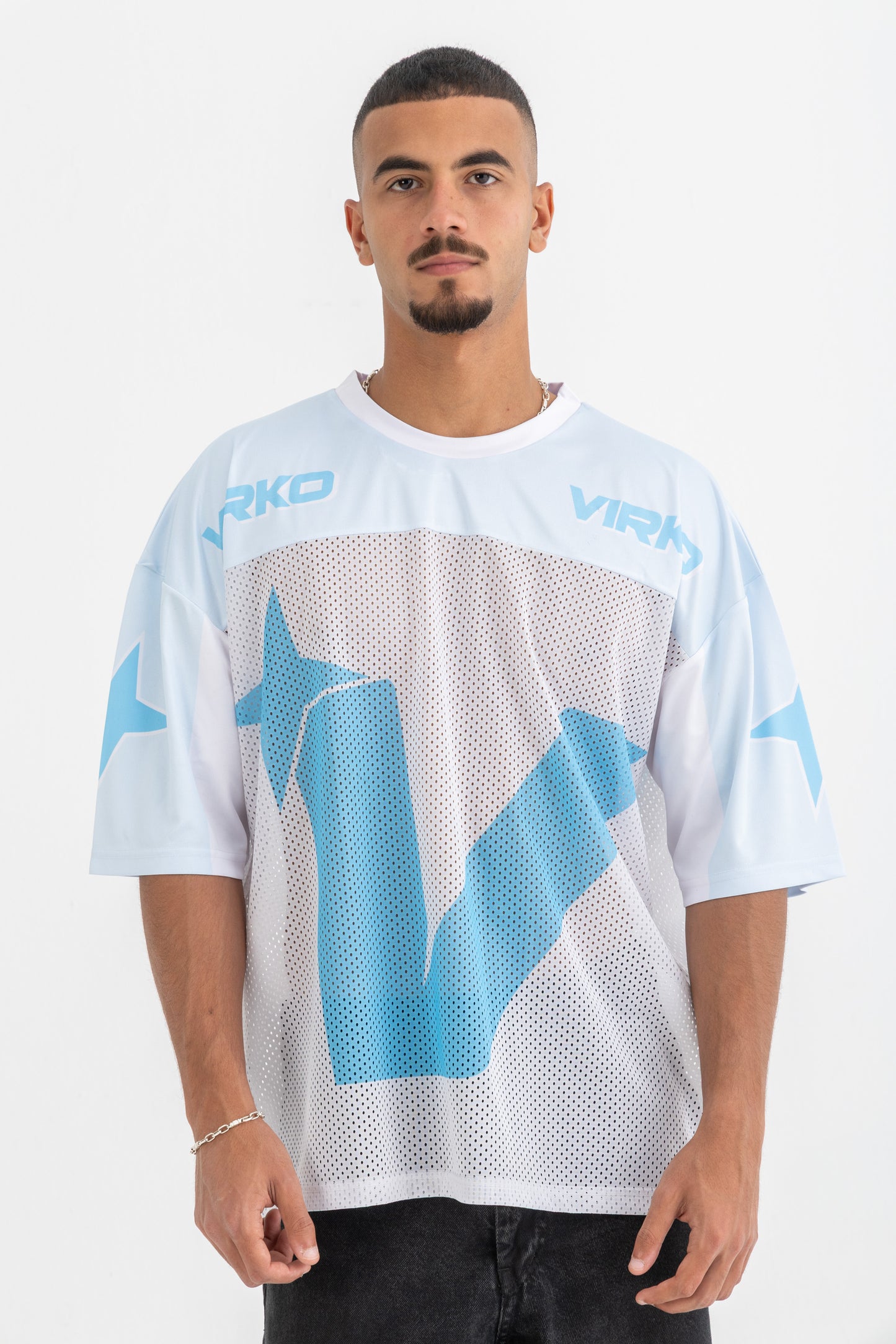 V Baby Blue Jersey