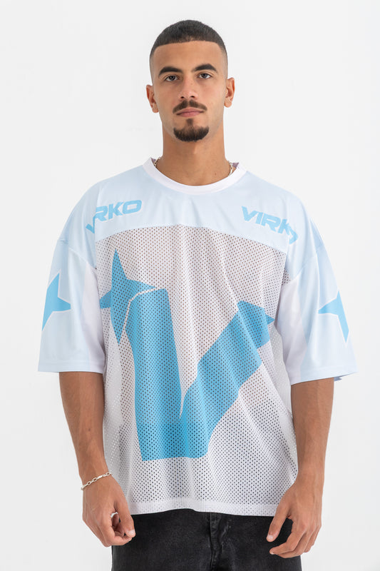 V Baby Blue Jersey