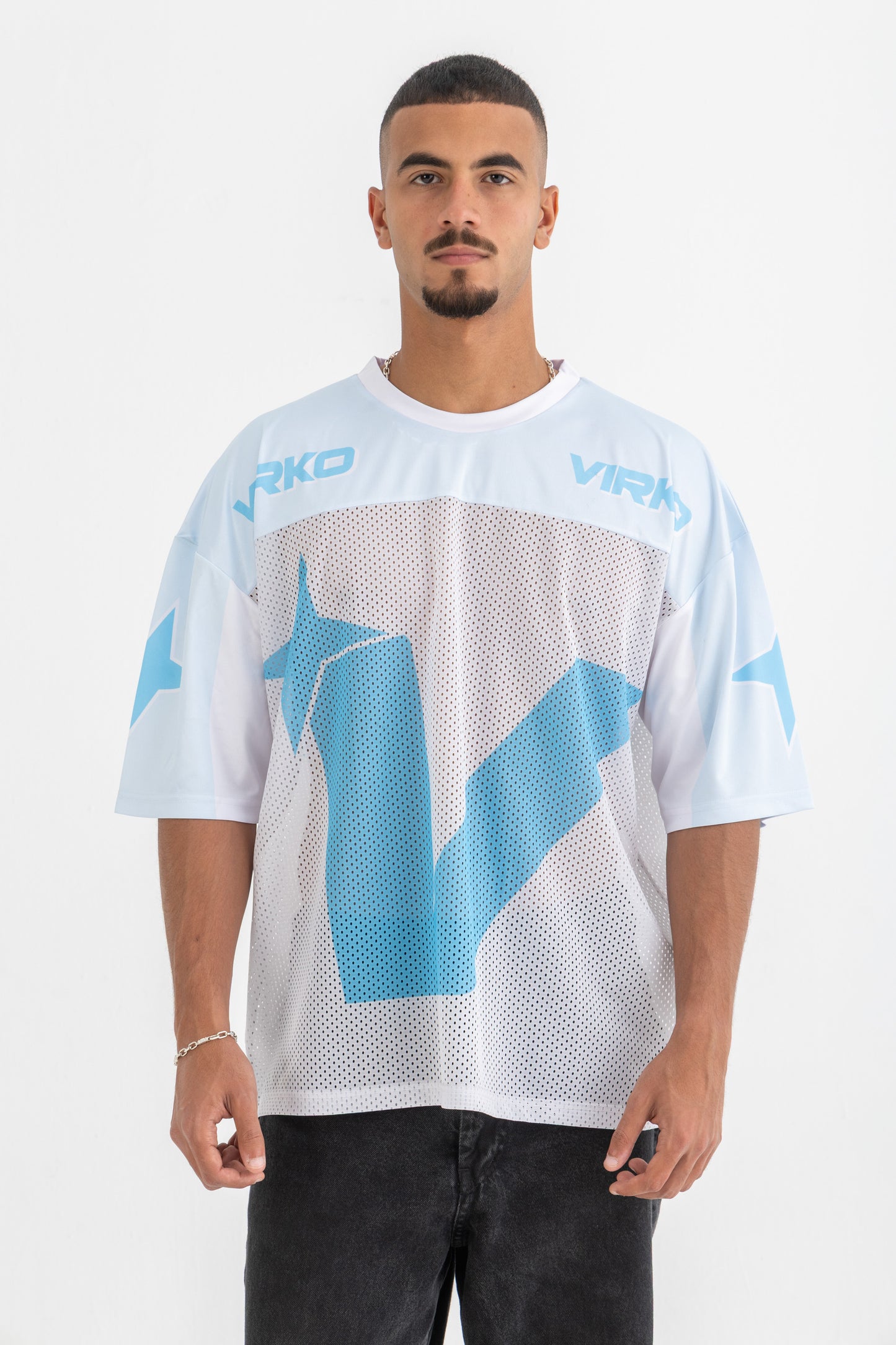 V Baby Blue Jersey