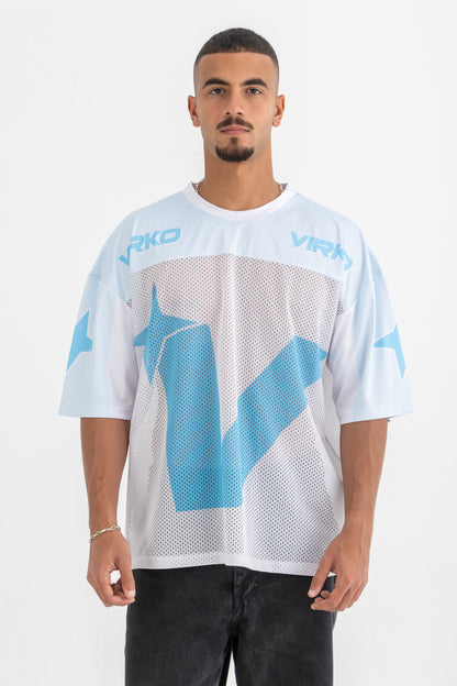 V Baby Blue Jersey