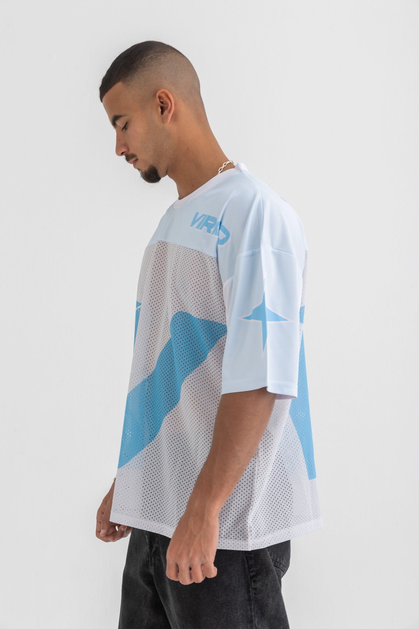 V Baby Blue Jersey