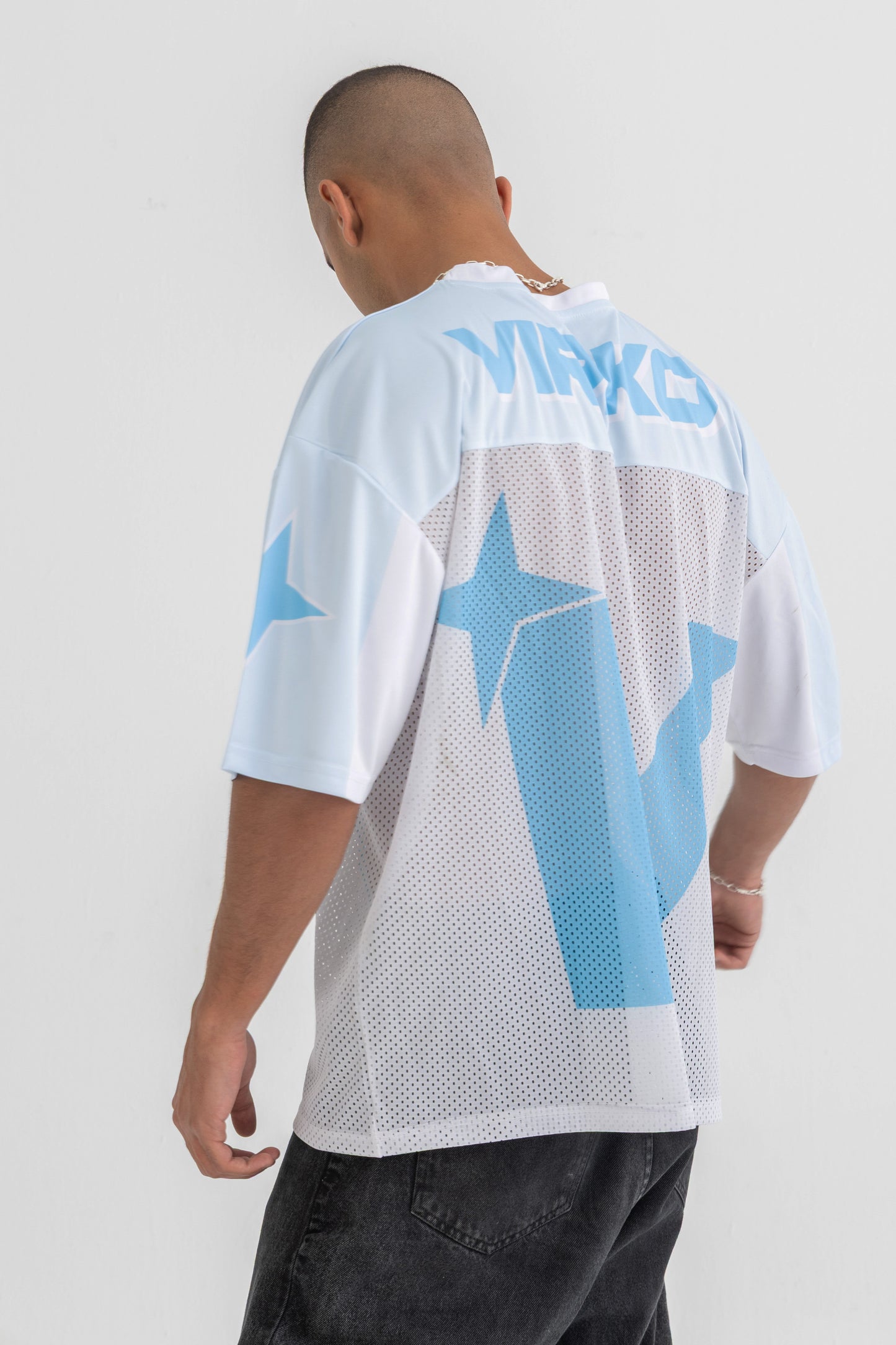 V Baby Blue Jersey